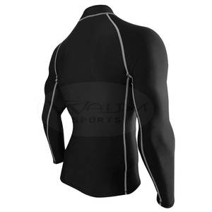 Nuevo Diseño, Mejor Calidad, Transpirable, Camiseta de Protección Solar para Hombre, Spandex/Poliéster, MOQ Bajo, Color Sólido, Servicio OEM al por Mayor - Product Image 4
