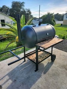 Parrilla de barbacoa pequeña para exteriores, de uso familiar y comercial, a gas, para pescado, carne de res, pollo, salchichas, ahumador de carne, máquina para asar. - Product Image 3