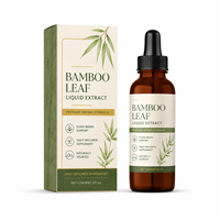 Gouttes de Silice de Bambou Avancées 70% Extrait Standardisé avec Acide Hyaluronique Biotine 2500mcg pour Soutien Anti-Âge et Beauté OEM