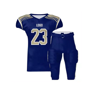 Uniforme de fútbol americano de color liso de diferentes estilos, personalizado, mejor precio razonable, conjuntos de camisetas de fútbol americano - Product Image 1