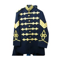 Uniforme de fanfare homme/femme sur mesure de qualité supérieure, tailles personnalisées, en soie, avec logo imprimé, design imprimé numériquement, couleur personnalisée