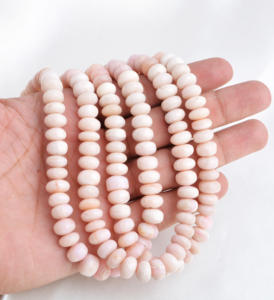 ลูกปัดโอปอลสีชมพูธรรมชาติ สำหรับทำเครื่องประดับชั้นดี - Product Image 4