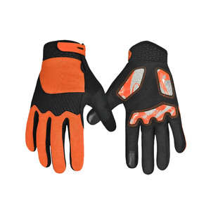 ถุงมือ BMX แนววินเทจสำหรับนักแข่งคาเฟ่สีเหลืองหนังแท้ใหม่ - Product Image 5