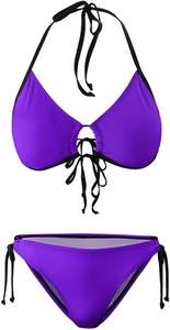 Conjunto de Bikini de Dos Piezas Personalizable con Logotipo, Transpirable, de Alta Calidad, Antibacteriano, con Tanga, para Mujer - Product Image 4