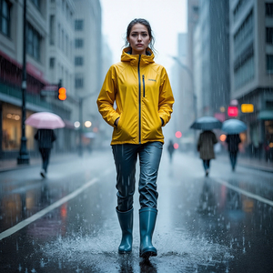 Windbreaker Jacket Rain <b>Pants</b> Suit <b>Ladies</b> High Quality Windbreak Tracksuit Women's Waterproof Nylon Solid Color Rain Suit Women - Product Image 1