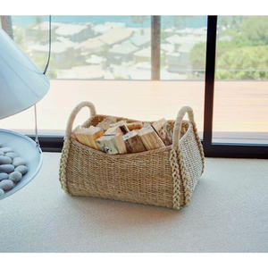 Boîte à bijoux ronde de style japonais en jonc de mer écologique pour garage, fabriquée par technologie d'injection - Product Image 4