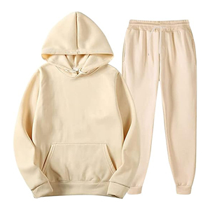 Ensemble de survêtement pour homme en polaire à capuche, veste et pantalon, respirant, séchage rapide, vêtements de sport, jogging - Product Image 1