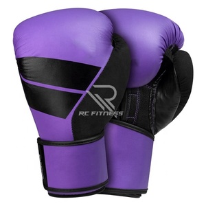 Gants de boxe MMA en cuir PU personnalisables, entraînement professionnel OEM/ODM avec fermeture auto-agrippante antidérapante et logo personnalisé - Product Image 4