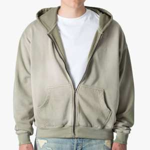 Sudadera con capucha con cremallera desteñida para hombre suave de alta calidad, Sudadera con capucha ligera cómoda para hombre, Ideal para ropa informal y uso diario - Product Image 3