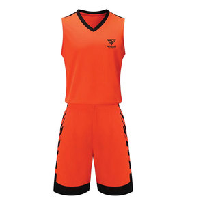 Nouveaux ensembles d'uniformes de basketball d'extérieur respirants et légers, conception personnalisée, 100 % polyester, sans manches, haute qualité - Product Image 1