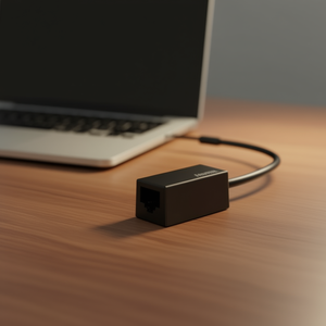 Adaptador de red Hama Gigabit Ethernet 1000 Mbps USB-A negro 00200325 0813181 - Product Image 3