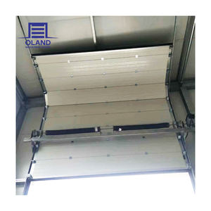 高品質工業用鋼製セクショナルオーバーヘッドドア、自動倉庫用耐久性ドア、サンドイッチパネル、垂直リフトドックドア - Product Image 5