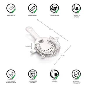 Accueil Hôtel et Restaurants Accessoires de table avec logo personnalisé Taille usage professionnel Outil de bar à usage intensif Crépine métallique - Product Image 6