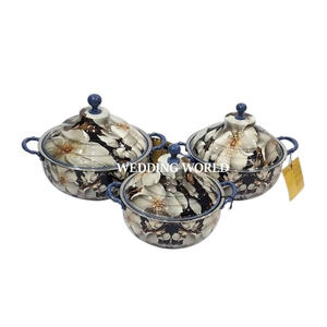 Réchaud alimentaire en métal finition or et noir, fournitures pour hôtels et restaurants, réchaud design en métal - Product Image 2