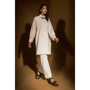 Conjunto de 2 Piezas Teñido en Hilo KST-43110, Conjunto de Shorts por Encima de la Rodilla, Talla XXS, Conjunto a Juego, Atuendos Elegantes para Diversas Ocasiones - Product Image 3