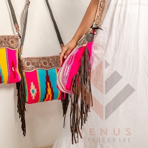 Sac à bandoulière en cuir véritable imprimé léopard de Bohème personnalisé sac à main vintage printemps/été hiver mode dames sac à bandoulière - Product Image 4