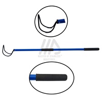 El mejor gancho de serpiente de doble curva, acero inoxidable de aluminio de alta calidad, herramienta de caza para reptiles segura y fuerte, suministros para anfibios de fácil agarre