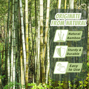 Piquets de jardin de vente chaude piquets de support de plantes en bambou pour plantes d'intérieur et d'extérieur, bâtons de bambou, treillis de poteaux pour légumes - Product Image 2