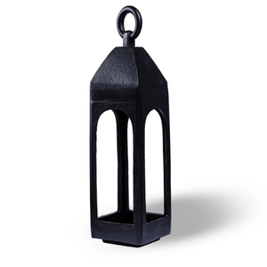 New Style Iron Candle <b>Lantern</b> <b>Black</b> Color For Home Wedding Holiday Lighting Decoration Hanging & Floor <b>Lanterns</b> On Sale - Product Image 3