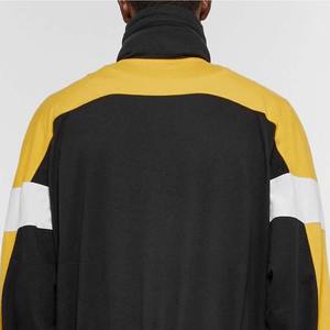 Sweat à capuche zippé oversize pour homme en 100 % coton, polaire épaisse d'hiver, avec logo brodé en strass et doublure intérieure unie - Product Image 6