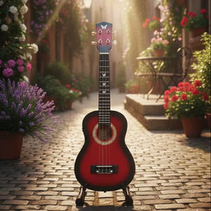 Ukelele Acústico SOLOBEAT de 4 Cuerdas, Cuerpo de Caoba con Acabado Pulido, Unisex, Ideal para Viajes - Product Image 1