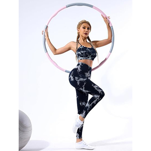 Conjuntos de Yoga Reversibles de Entrenamiento de 2 Piezas, Transpirables, Ligeros, Ecológicos, Leggings Elásticos en Cuatro Direcciones, Comodidad Atlética - Product Image 2