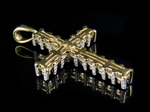 Trendy Christian Jesus VVS Round Cut Moissanite Diamond Necklace S925 Silver Hip Hop Jewelry Gift for Women - Product Image 6