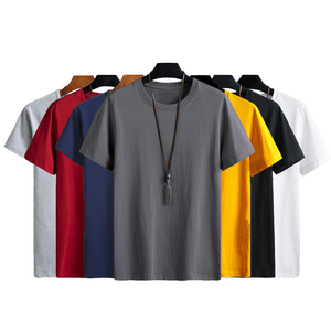 Latest Style <b>Men</b> T-Shirt High Quality Drop Shoulder <b>Men</b> Oversized Custom <b>Cropped</b> T-Shirt - Product Image 1