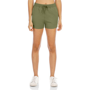 Aoyema Short de survêtement d'été élégant à taille haute pour femme, survêtement à séchage rapide, entraînement de motard, fitness athlétique, fermeture à cordon - Product Image 2