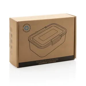 Contenitore per il Pranzo in Acciaio Riciclato RCS, Gadget Sostenibile per il Trasporto di Pasti Ecologici - Product Image 5