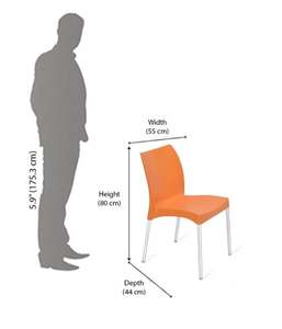Minisite Metal <b>Dining</b> <b>Chair</b> Durable <b>Plastic</b> Home Furniture Convertible Design - Product Image 6