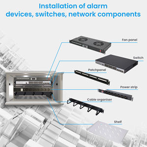 Extralink <b>Network</b> <b>Cabinets</b> Rackmount <b>Cabinet</b> Wall Mounted 6U 6HE 600x600 Gray Standard 19'' mounting - Product Image 6
