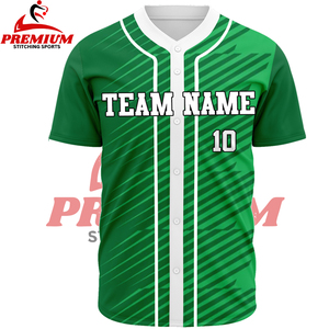 Vente directe d'usine, maillot de baseball sur mesure, respirant, de haute qualité, avec un nouveau design, 100% polyester, séchage rapide - Product Image 5