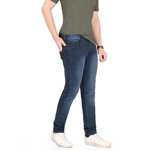 กางเกงยีนส์ขาตรงสำหรับผู้ชายกางเกงซักได้กางเกงยีนส์ขาตรงสุดทันสมัย - Product Image 5