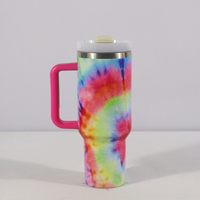 GC 40oz avec poignée logo 40oz gobelet léopard avec poignée léopard 40oz tasse de voyage sublimation en vrac vente en gros
