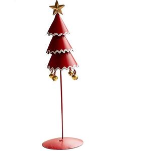 Produit exclusif Arbre de Noël en fil métallique avec finition rouge Occasion de Noël Maison Intérieur Extérieur Décoratif Élégant - Product Image 1