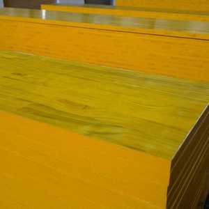 Contrachapado Amarillo para Encofrado, Impermeable, Contrachapado Amarillo para Encofrado, Panel Tricapa, Tablero de Encofrado de Madera de Tres Capas, 27x500x1970mm - Product Image 3