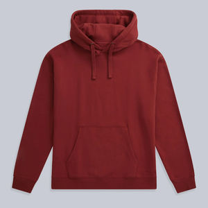 Alta calidad 330gsm poliéster Unisex de gran tamaño manga raglán sudaderas con capucha logotipo personalizado sólido al por mayor para uso en invierno hombres mujeres - Product Image 1