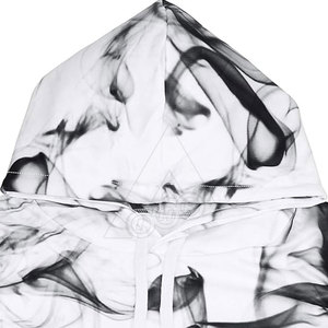 Pull à capuche en coton 100% personnalisé OEM pour hommes Premium Plus Size 6XL High Quality Heavyweight Fleece Winter Solid 3D Printed - Product Image 4