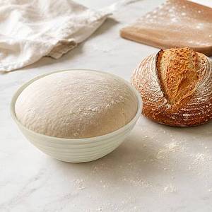 Cesta Redonda Pequeña de Mimbre de 12x5 cm para Fermentar Masa, Apta para Horno y Lavavajillas, con Muestras Gratis - Product Image 2