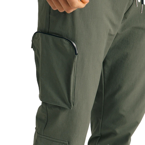 กางเกงคาร์โก้ลำลองผู้ชายคุณภาพสูง ผลิตตามสั่ง ขายส่ง น้ำหนักเบา ผ้าโพลีเอสเตอร์ มีกระเป๋าข้าง เอวกลาง ทรงตรง เป็นมิตรกับสิ่งแวดล้อม - Product Image 6