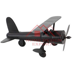 Escultura de avión Vintage, diseño clásico, Decoración de mesa antigua, escultura Showpiecs para decoración de vida del hogar, superventas - Product Image 2