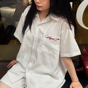 Camiseta Unisex Boxy Tatami con Waffle Bordado Graffiti Oversize Poliéster/Algodón Serigrafía para Hombres y Mujeres - Product Image 6