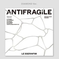 Carte photo CD K-POP scellée LE SSERAFIM 2ème mini album [ANTIFRAGILE] HYBE COMPACT Ver Corée Officiel Authentique Merchandise