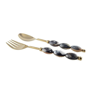 Couverts de mariage en laiton de conception de luxe cuillères de haute qualité couverts résistants pour les articles de dîner tendance supérieure - Product Image 3