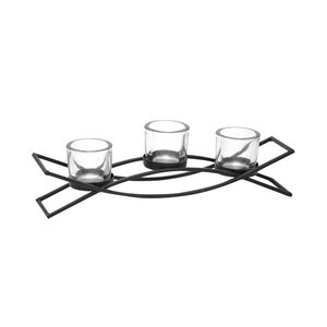 Stylish Metal Candle Holder Polished Finish Ideal For Modern Homes Office <b>Desks</b> And Elegant Home Decor - Product Image 5
