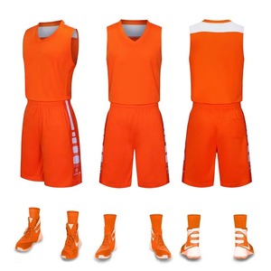 ชุดเสื้อบาสเก็ตบอลน้ำหนักเบาระบายอากาศได้ดี พิมพ์ชื่อและหมายเลขของคุณเอง ชุดกีฬาทีมสำหรับผู้ชายและผู้หญิง - Product Image 6