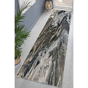Alfombra Estampada - Moderna, Tinta de Alcohol, Mármol Gris, Personalizada, Piedra Negra y Gris, Puerta Principal, Moderna, Personalizada, Alfombra de Terciopelo de Lujo - Product Image 1