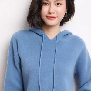 100% luxe coton gros tricot surdimensionné pull à capuche hommes hiver - Product Image 4