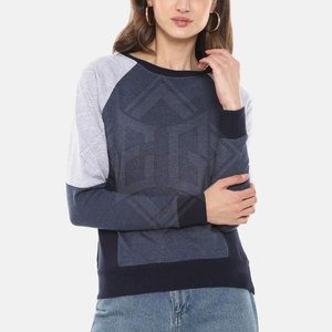 Sudaderas de mujer de manga larga con diseño personalizado, ropa de calle de moda, tejido de punto para invierno - Product Image 1